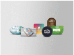 400gsm Custom Die Cut Spot UV Matt Lamination business cards